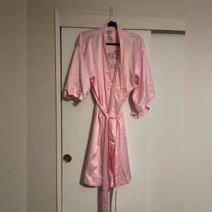 Pink ladies robe